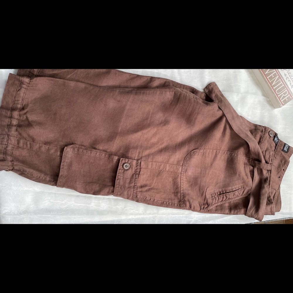 a.n.a., linen capris, 14P.